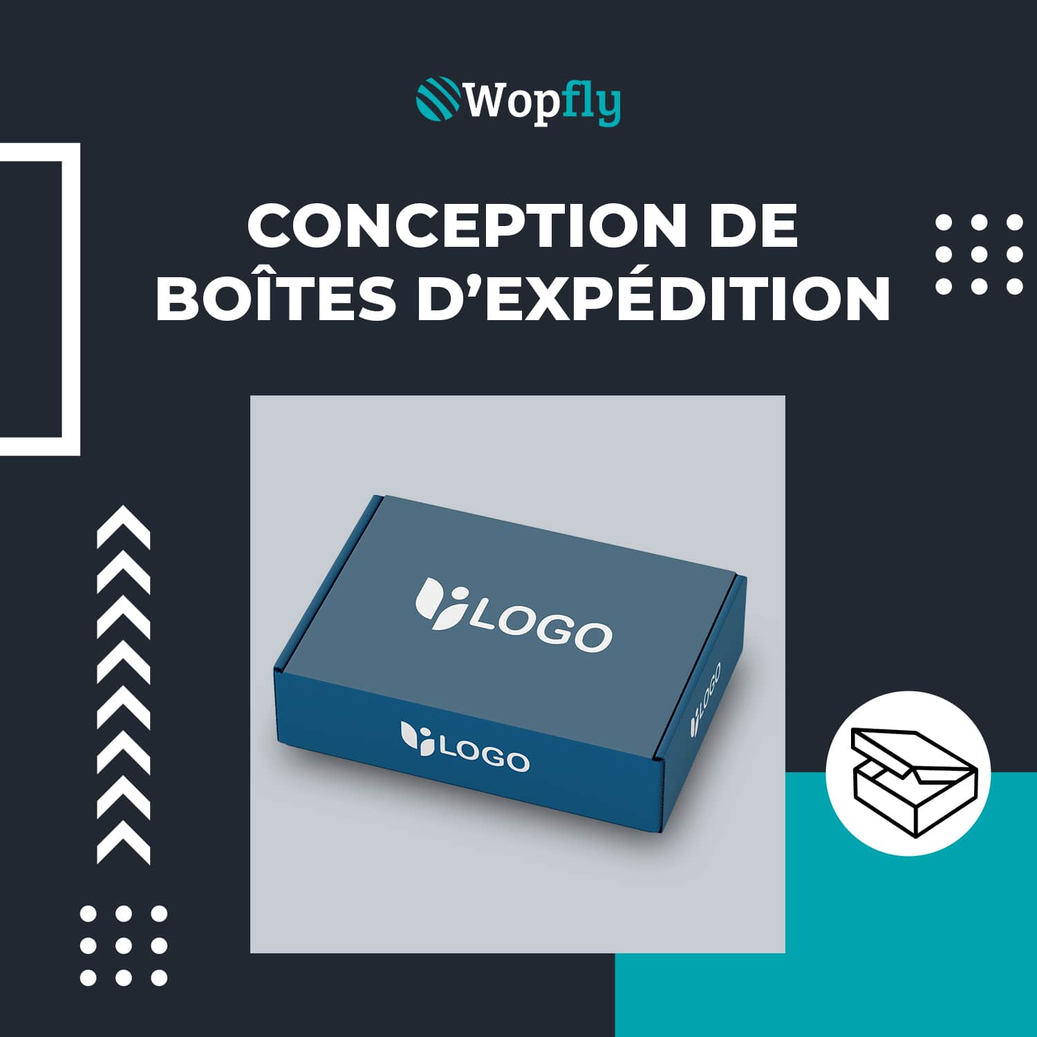 Conception De Boite D’expédition Personnalisée