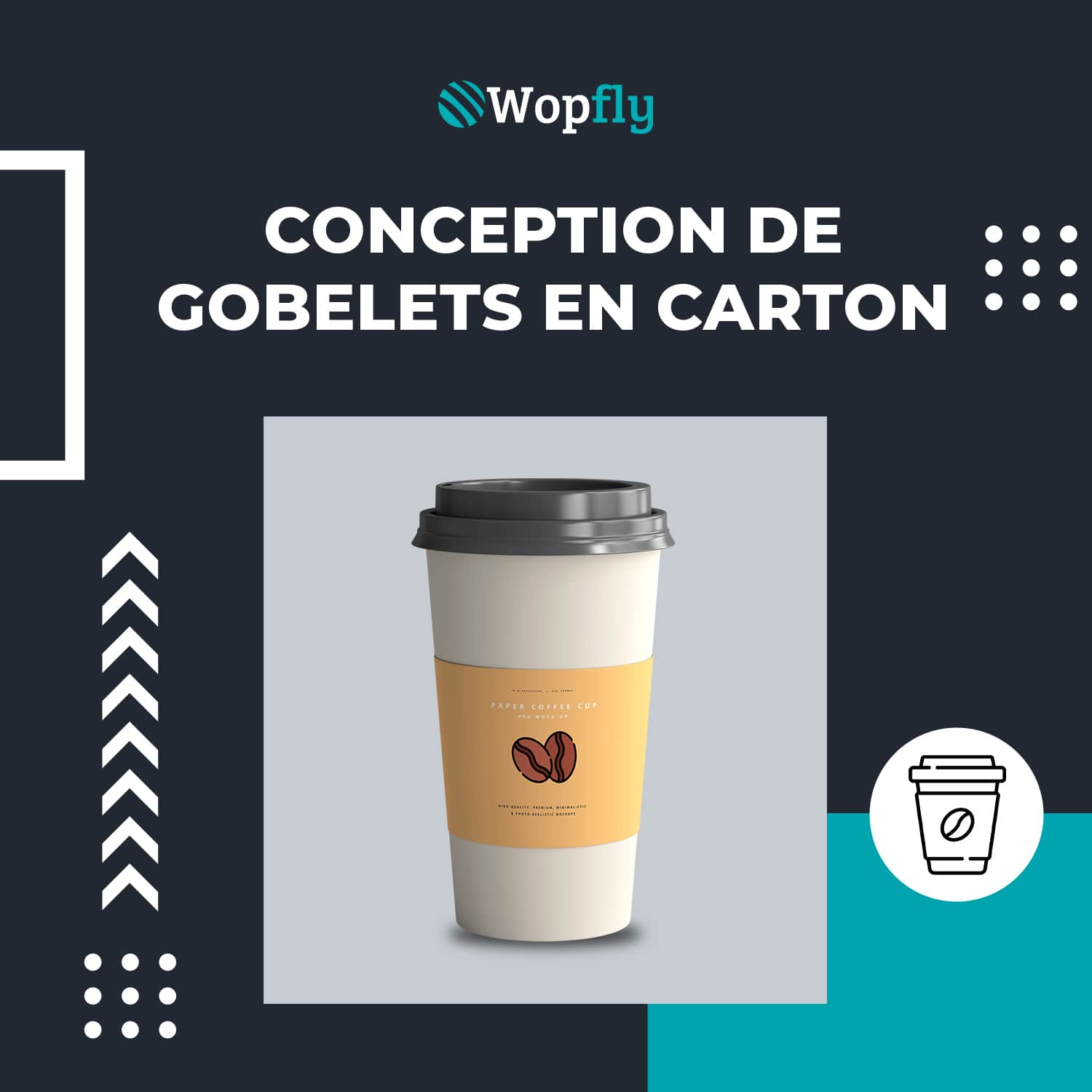 Conception De Gobelet En Carton Personnalisé