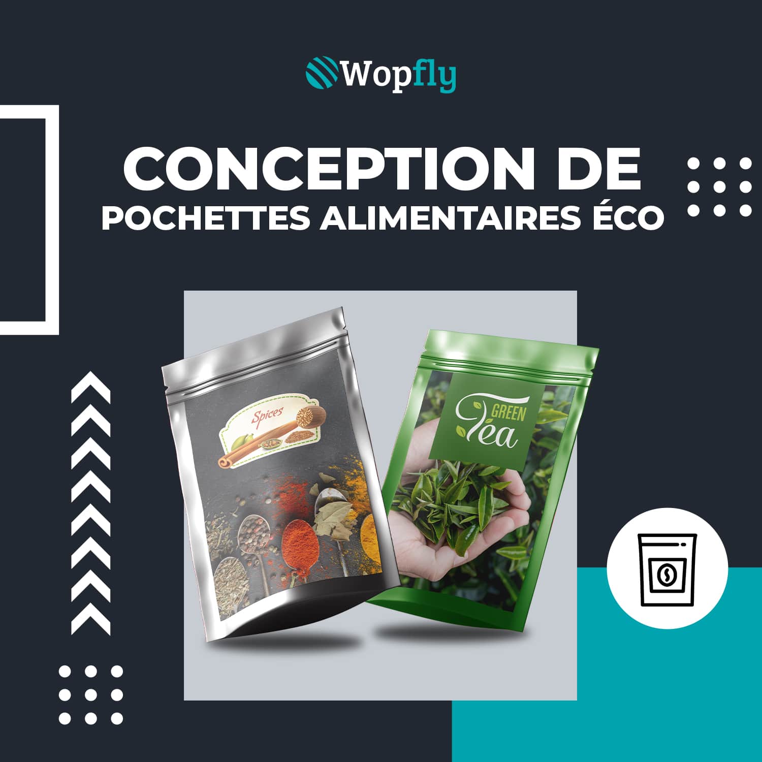 Conception De Pochette Alimentaire Personnalisée